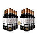 6+6 Flaschen Castillon Côtes de Bordeaux 2018