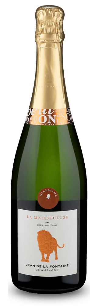 Champagne Jean de La Fontaine La Majestueuse brut Millésime 2014