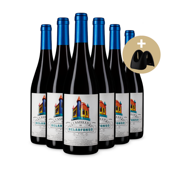 6 Flaschen Bodegas Canopy Castillo de Belarfonso 2021 + Kapselschneider