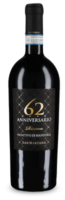 Anniversario 62 Primitivo di Manduria Riserva 2018