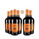 4+2 Flaschen Cantine Romagnoli Inno Rosso Emilia Romagna 2022