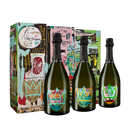 Champagne Dom Pérignon Jean-Michel Basquiat Édition Gift Box 3er-Set Vintage 2015
