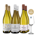 Neuseeland entdecken: Sauvignon Blanc im 6er-Set + 6 Weingläser