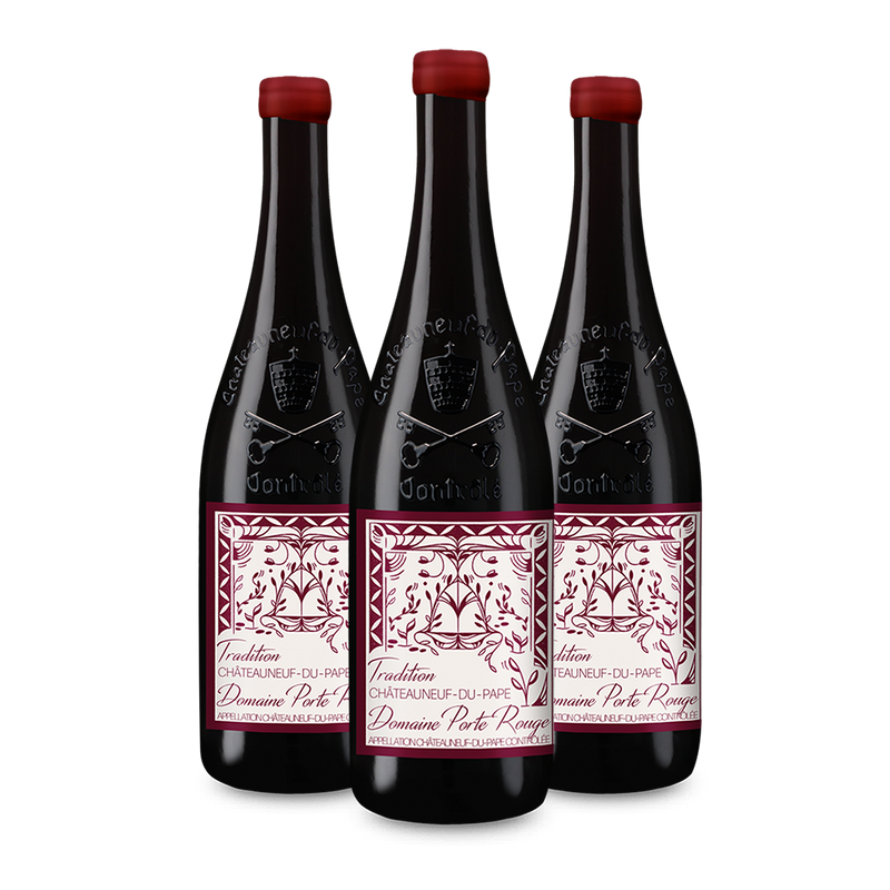 3 Flaschen Châteauneuf-du-Pape Tradition 2022