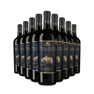 9 Flaschen Michelangelo da Caravaggio Emilia Romagna Rosso 2022