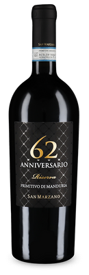 Anniversario 62 Primitivo di Manduria Riserva 2020
