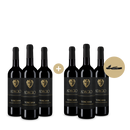 6x Rosso Toscana 2024 + Wine in Black hybrid Kellnermesser