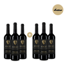 6x Rosso Toscana 2024 + Wine in Black hybrid Kellnermesser